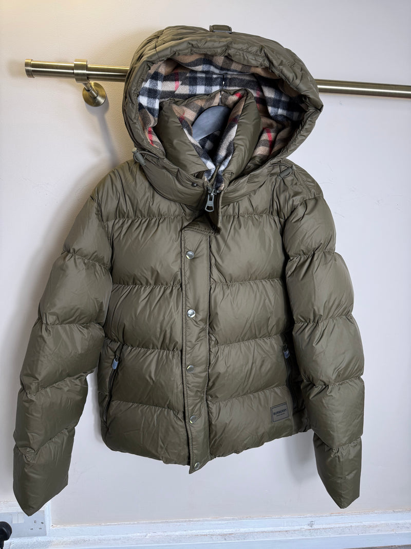 Burberry Halsby Puffer Khaki