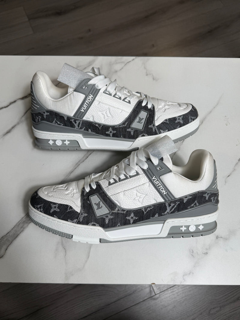 Louis Vuitton Grey Denim Trainer