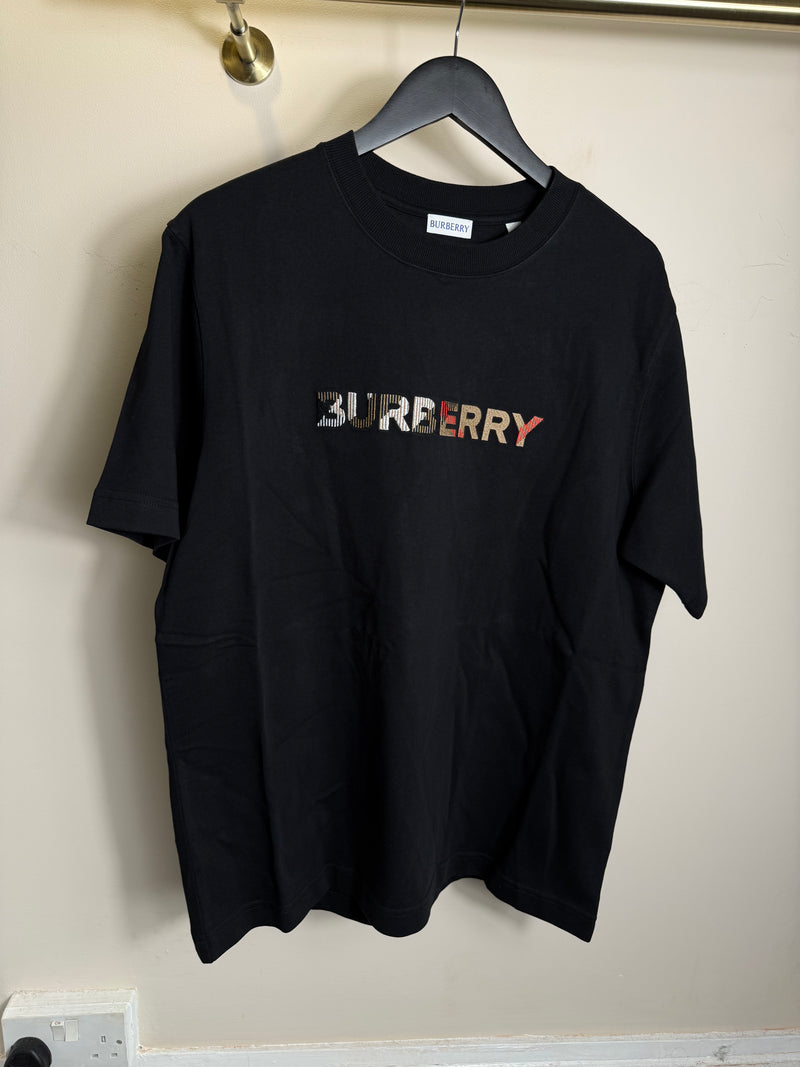 Burberry check logo t