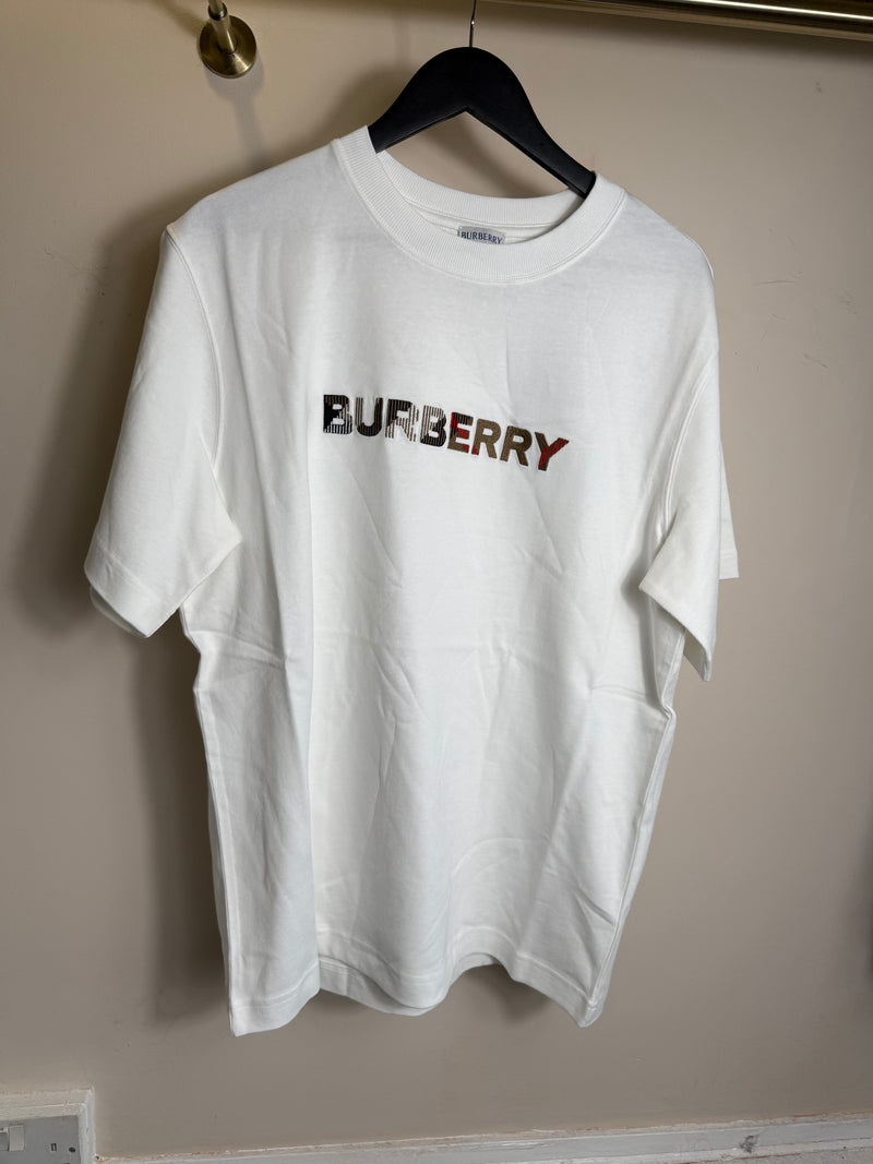 Burberry check logo t