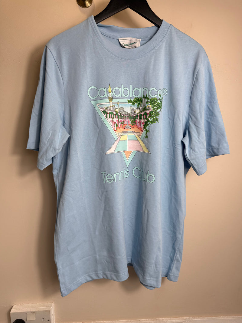 Casablanca Blue Tennis T-shirt