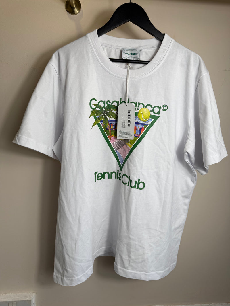 Casablanca White Tennis T-shirt
