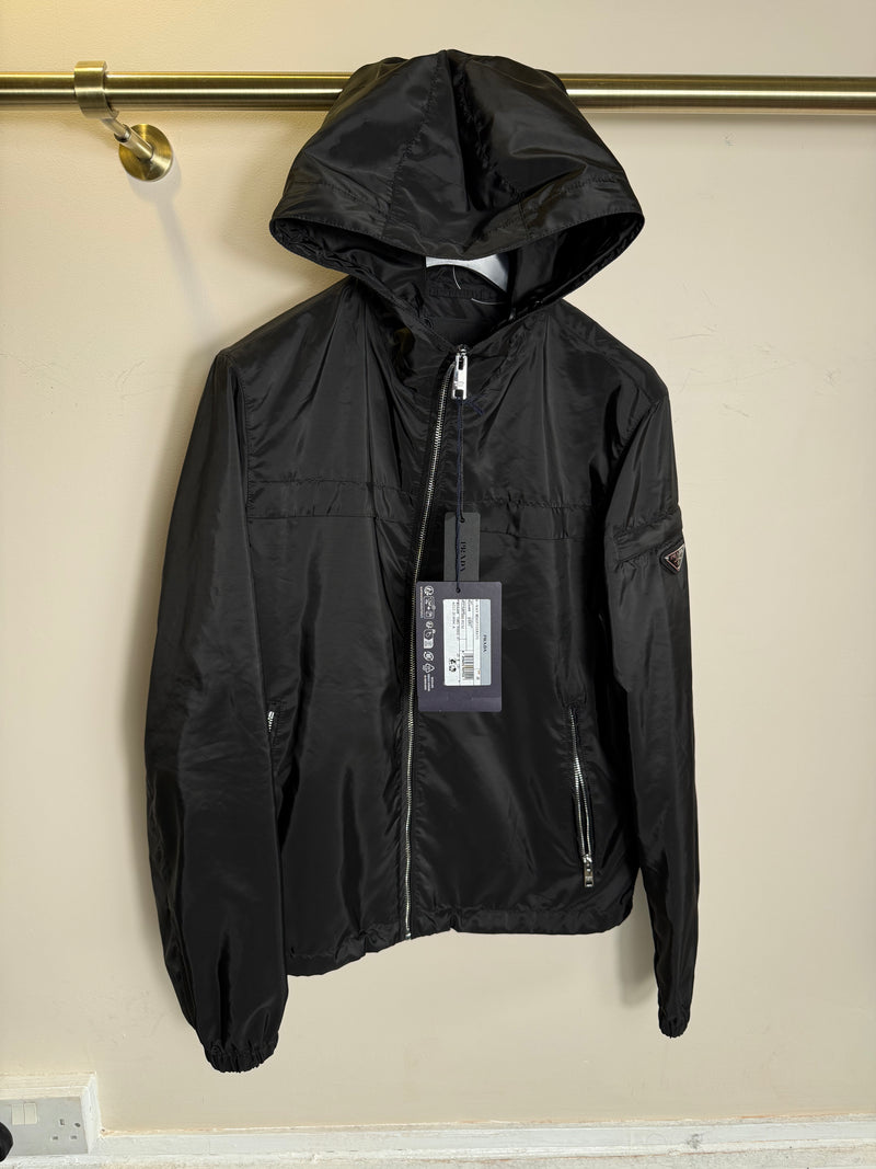 Prada Nylon Windbreaker Black