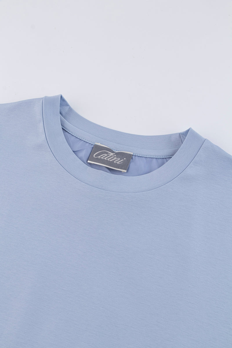 Catini Firenze Plain T-Shirt Light Blue