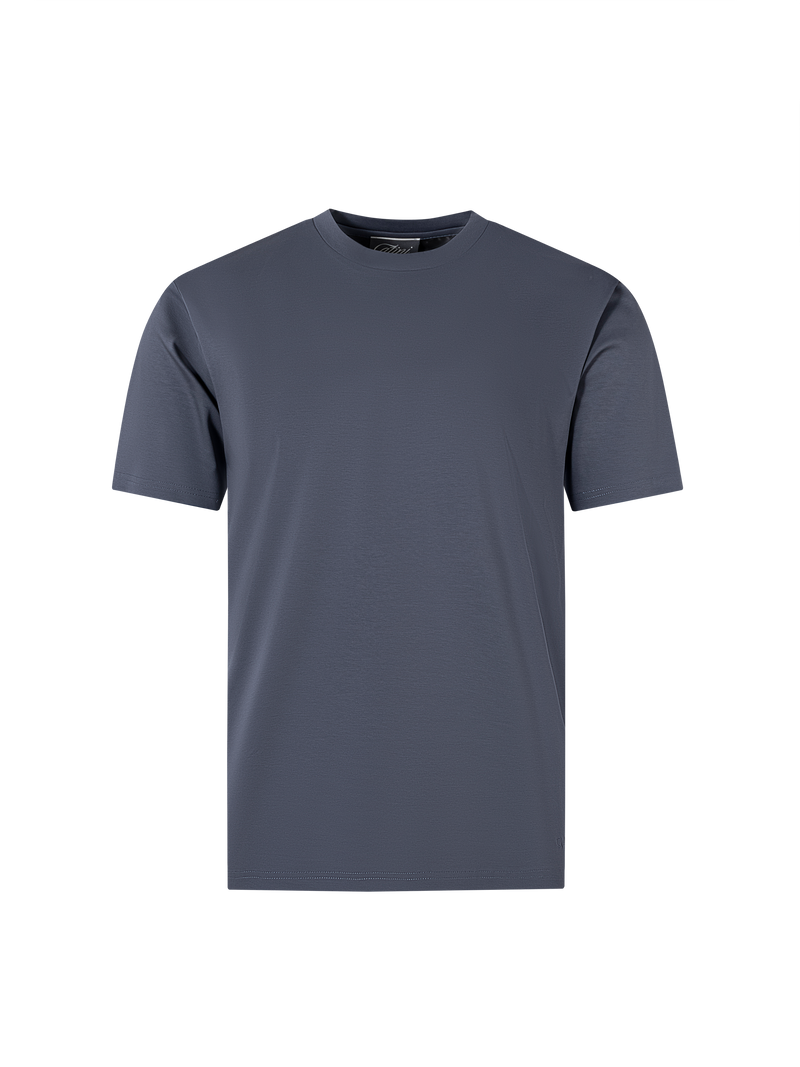 Catini Firenze Plain T-Shirt Steel Blue