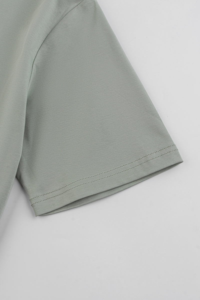 Catini Firenze Plain T-Shirt Soft Emerald
