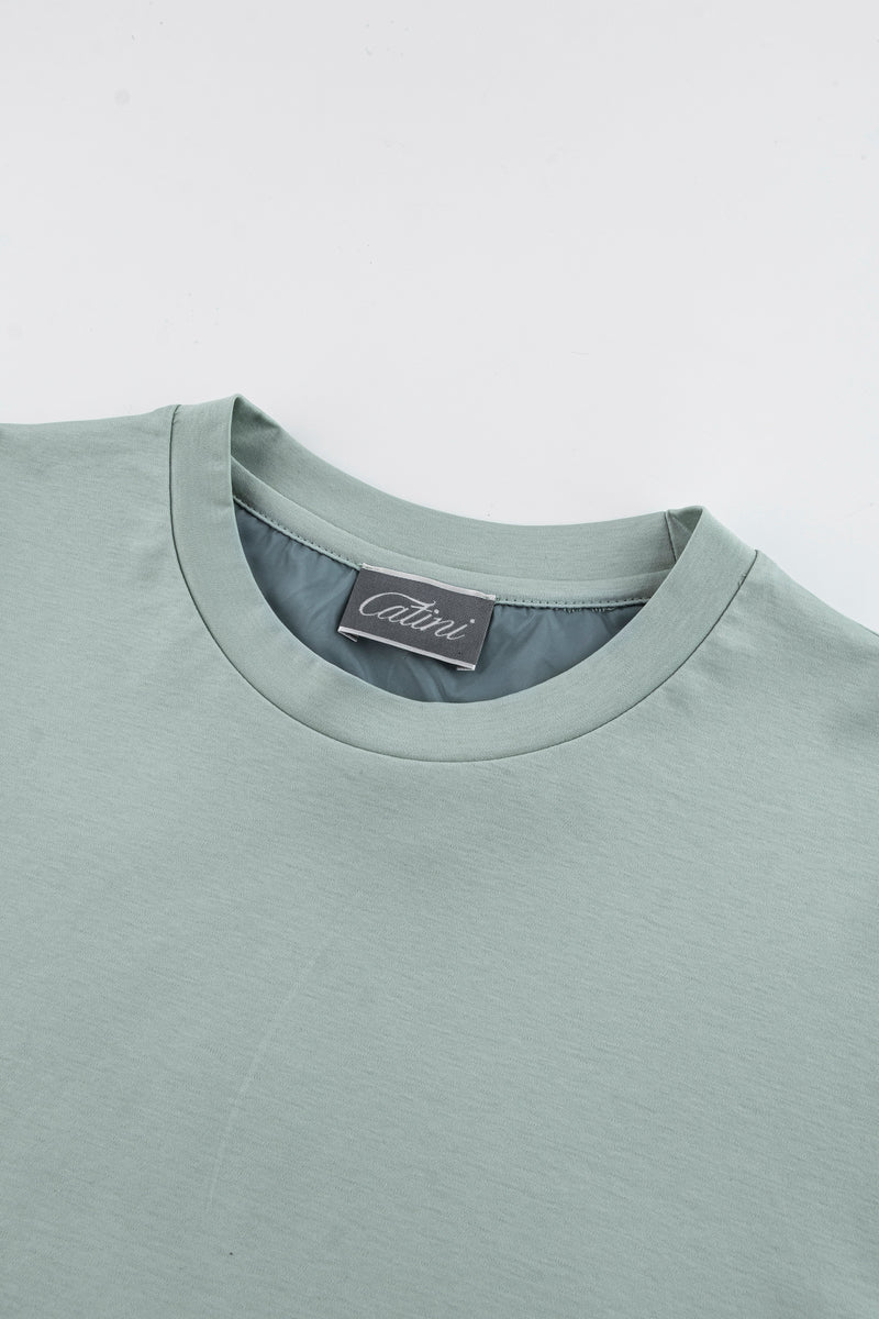 Catini Firenze Plain T-Shirt Frosted Jade