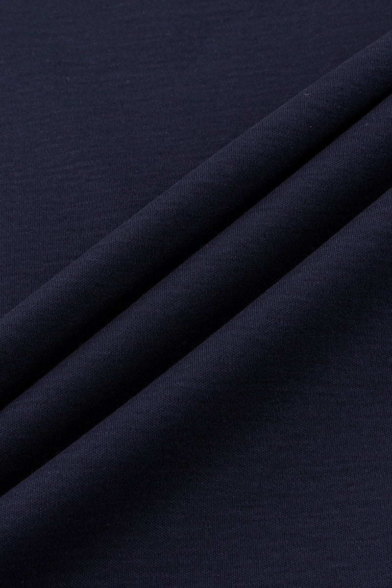 Catini Firenze Nylon Shoulder Panel T-Shirt Navy Blue