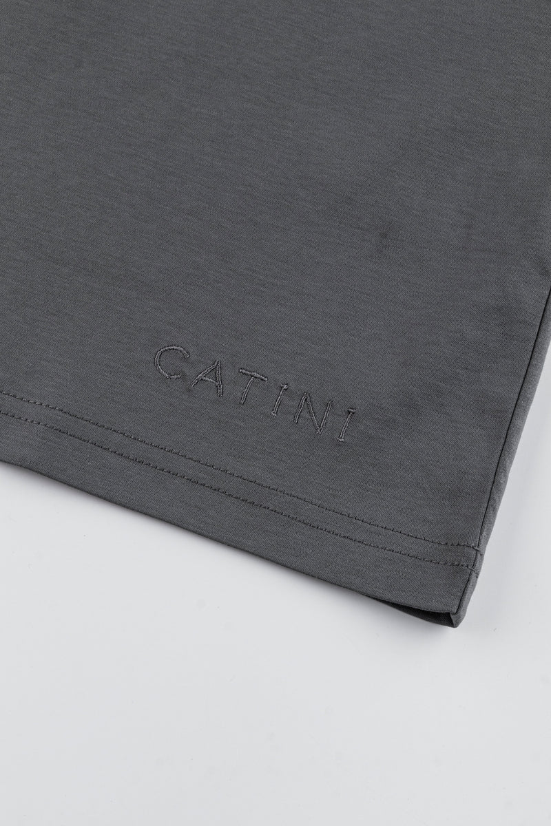 Catini Firenze Pocket T-Shirt Dark Grigio Grey