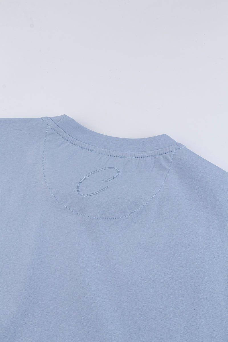 Catini Firenze Pocket T-Shirt Light Blue