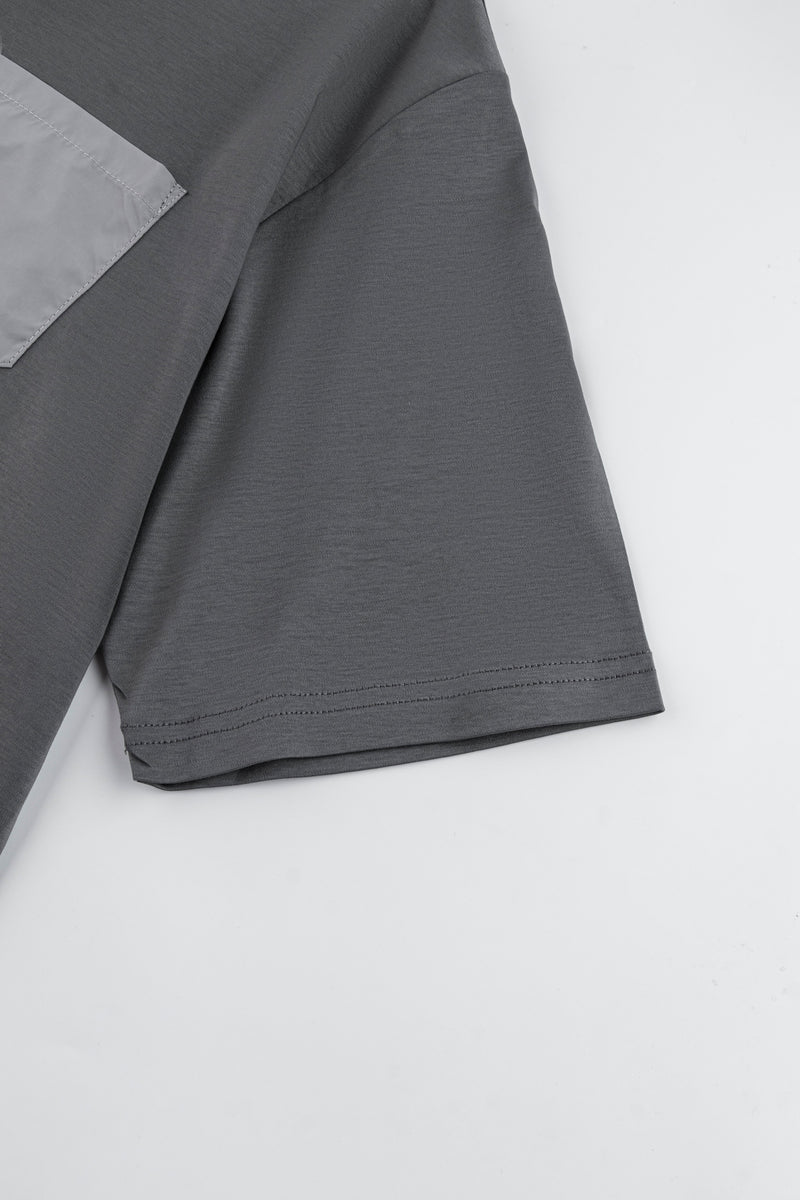 Catini Firenze Pocket T-Shirt Grigio Grey/Light Grey