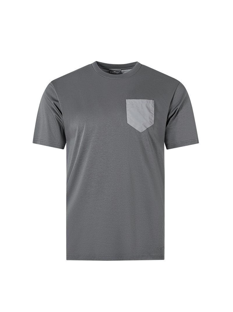 Catini Firenze Pocket T-Shirt Grigio Grey/Light Grey