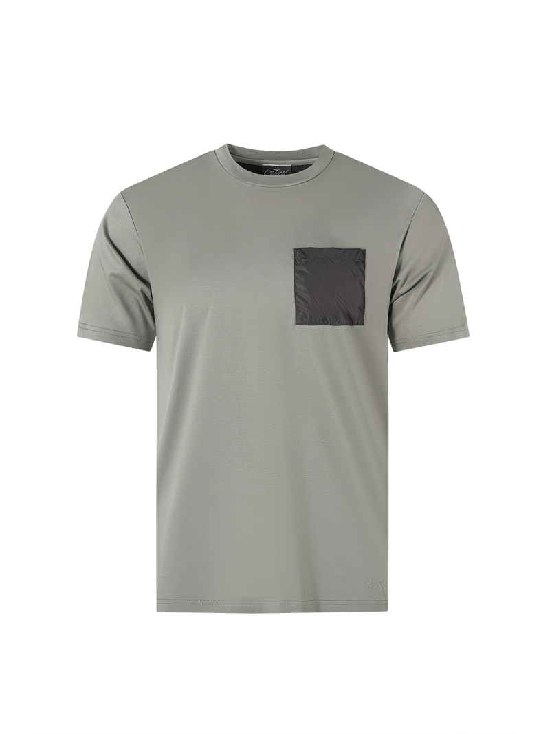 Catini Firenze Pocket T-Shirt Champagne/Tuscan Stone
