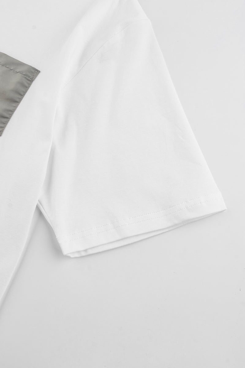 Catini Firenze Pocket T-Shirt White/Arenaria Beige