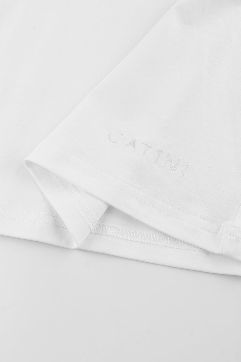 Catini Firenze Pocket T-Shirt White/Deep Blue