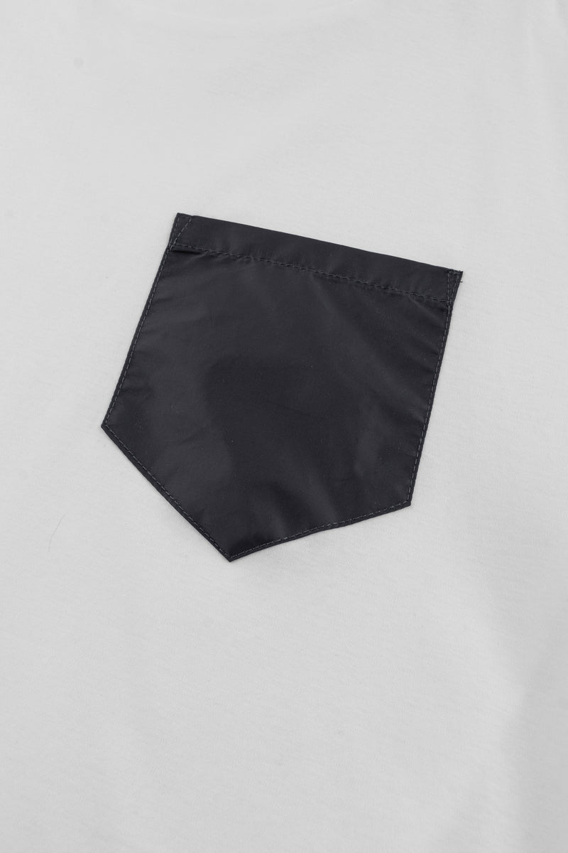 Catini Firenze Pocket T-Shirt White/Steel Grey