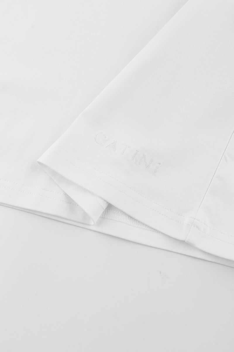 Catini Firenze Pocket T-Shirt White/Navy Blue