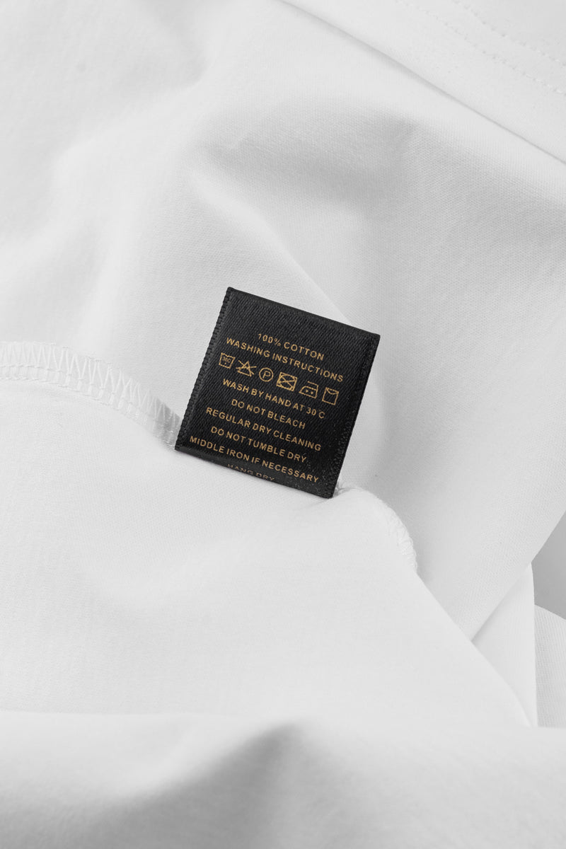 Catini Firenze Pocket T-Shirt White/Dark Grigio Grey