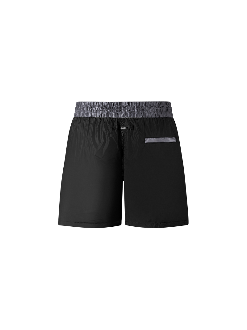 Catini Baratti Contrast Waistband Versatile Shorts Black/Dark Grey