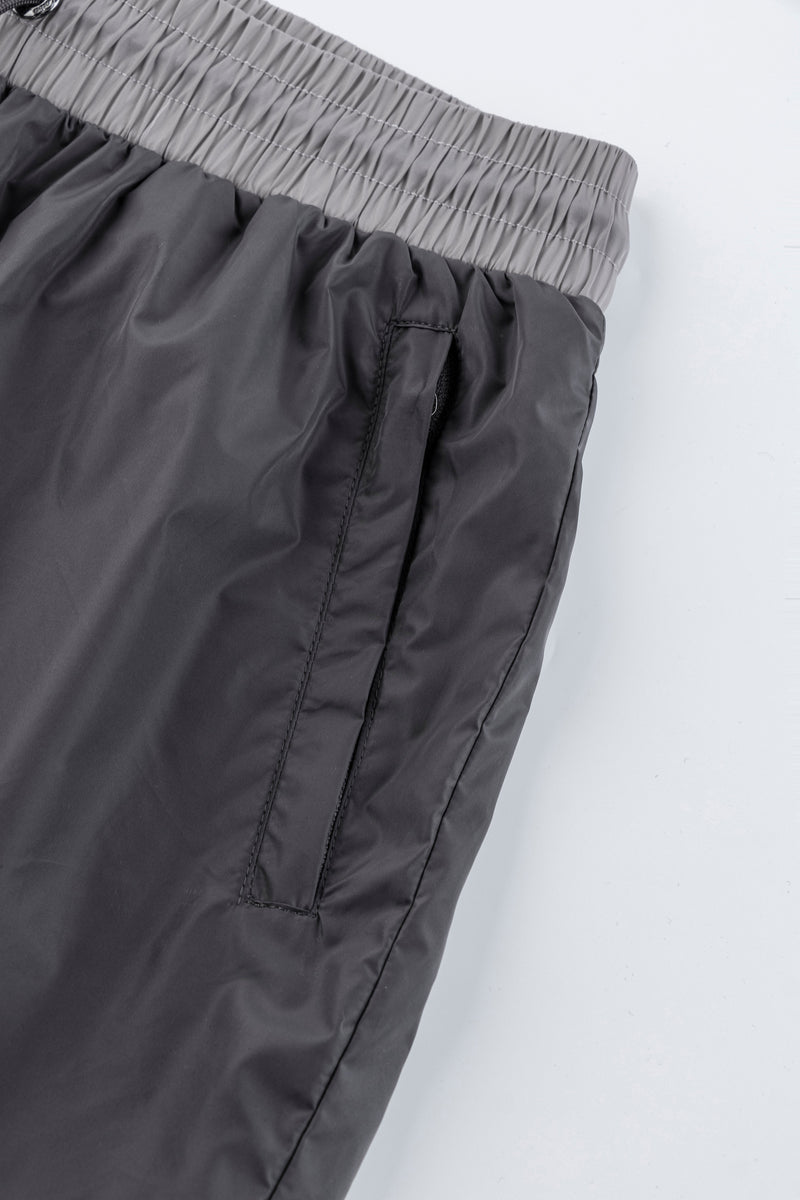 Catini Baratti Contrast Waistband Versatile Shorts Dark Grey/Light Grey