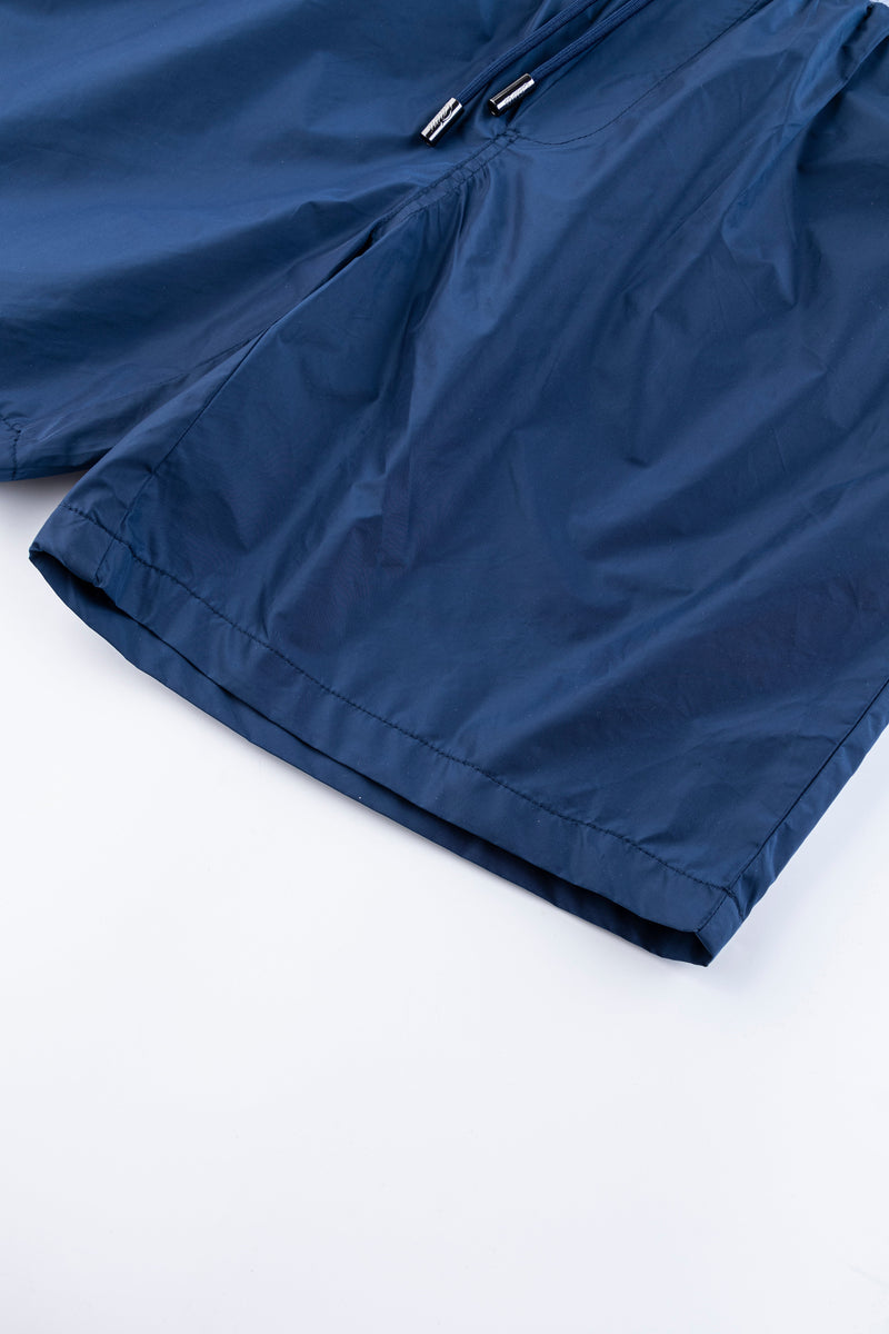 Catini Baratti Contrast Waistband Versatile Shorts Navy Blue/Light Blue