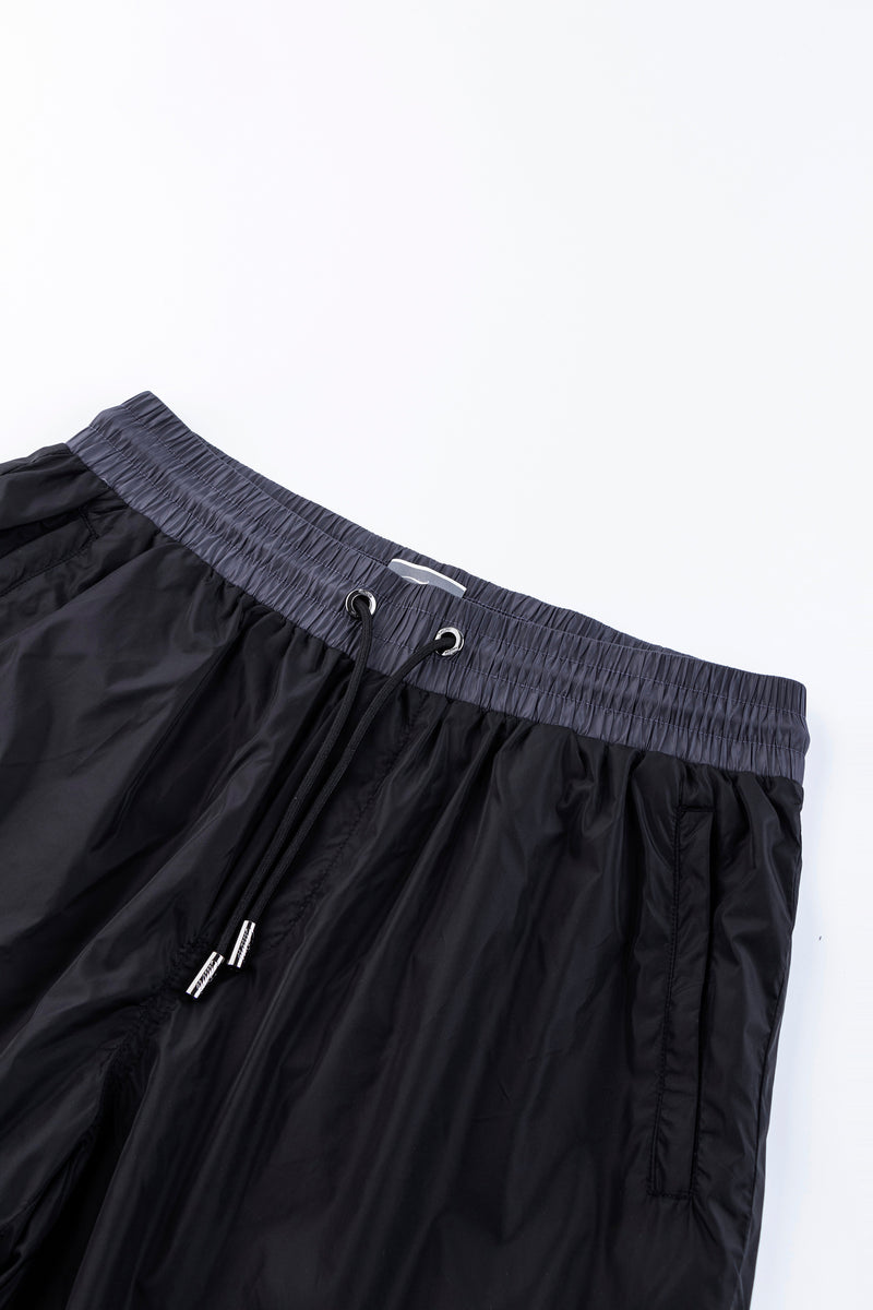Catini Baratti Contrast Waistband Versatile Shorts Black/Dark Grey