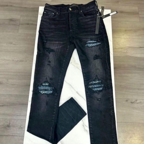 Amiri Blue Boucle Jeans