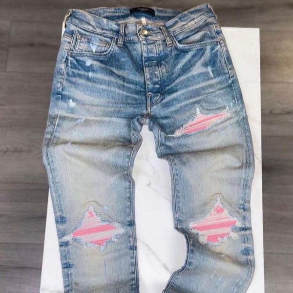 Amiri Pink Clay Jeans